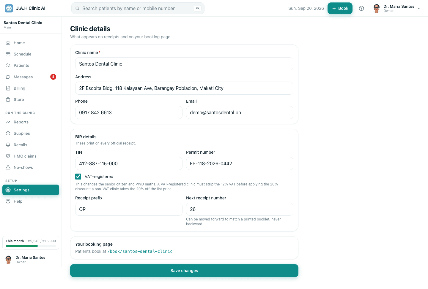 settings-clinic